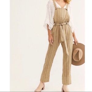 Free People One Ballast Overall NWOT